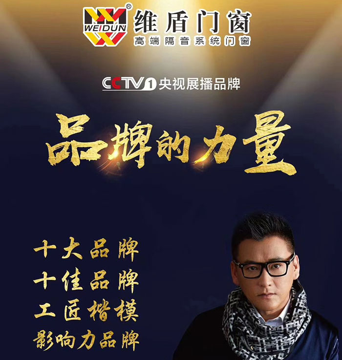 維盾門窗，央視展播品牌